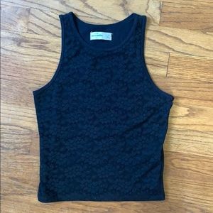 Abercrombie Kids Black Cropped Tank